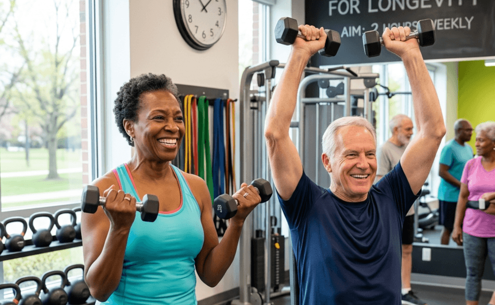 Just 2 Hours of Weekly Strength Training Boosts Longevity